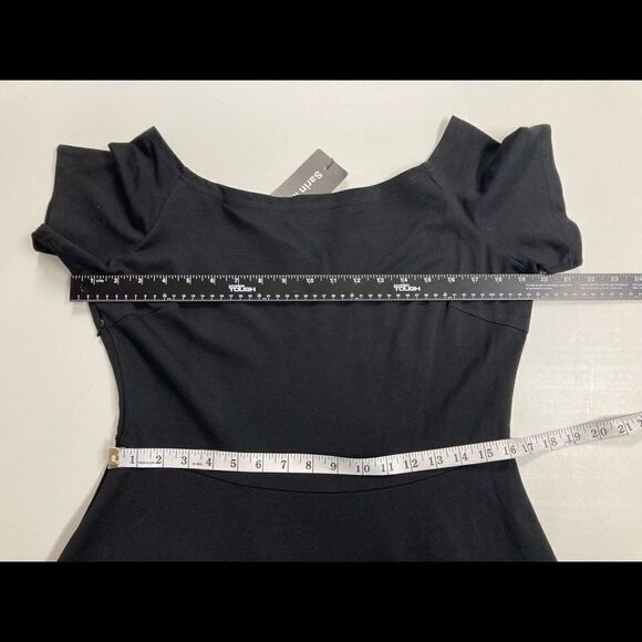 SARIN MATTHEWS Black Dress size M Tag says XXL - Picture 4 of 13